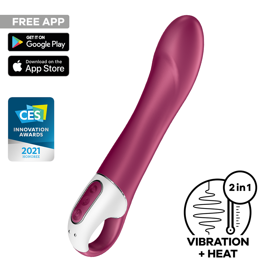 Satisfyer Big Heat App Connected Intense G Spot Massager G-Spot Vibrators