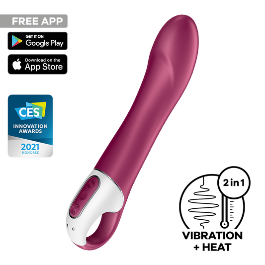 Satisfyer Big Heat App Connected Intense G Spot Massager - G-Spot Vibrators