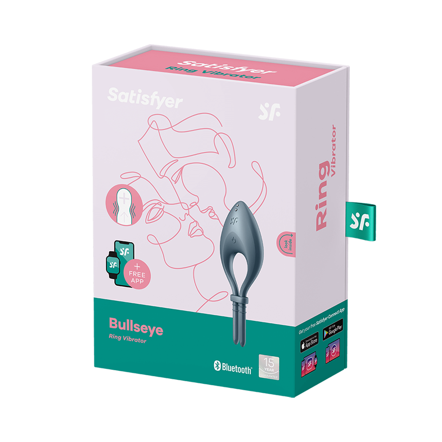 Satisfyer Bullseye App Controlled Adjustable Cock Ring Ball and Cock Toys