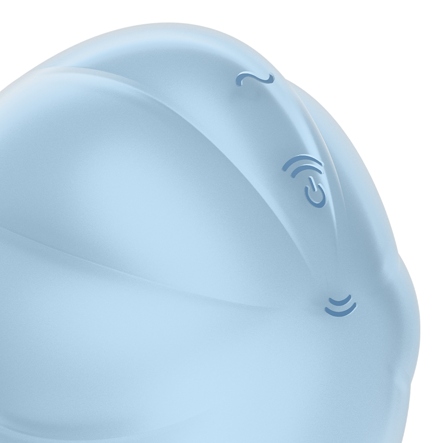 Satisfyer Cloud Dancer Air Pulse Silicone Clitoral Vibrator Clit Ticklers and Pulsators