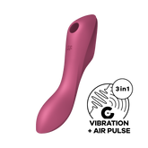 Satisfyer Curvy Trinity 3 Waterproof Silicone Clitoral Massager G-Spot Vibrators