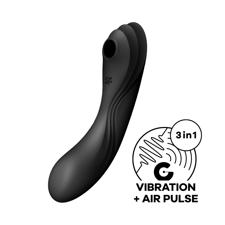 Satisfyer Curvy Trinity 4 Air Pulse Vibrating G Spot Massager G-Spot Vibrators