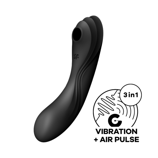 Satisfyer Curvy Trinity 4 Air Pulse Vibrating G Spot Massager - G-Spot Vibrators