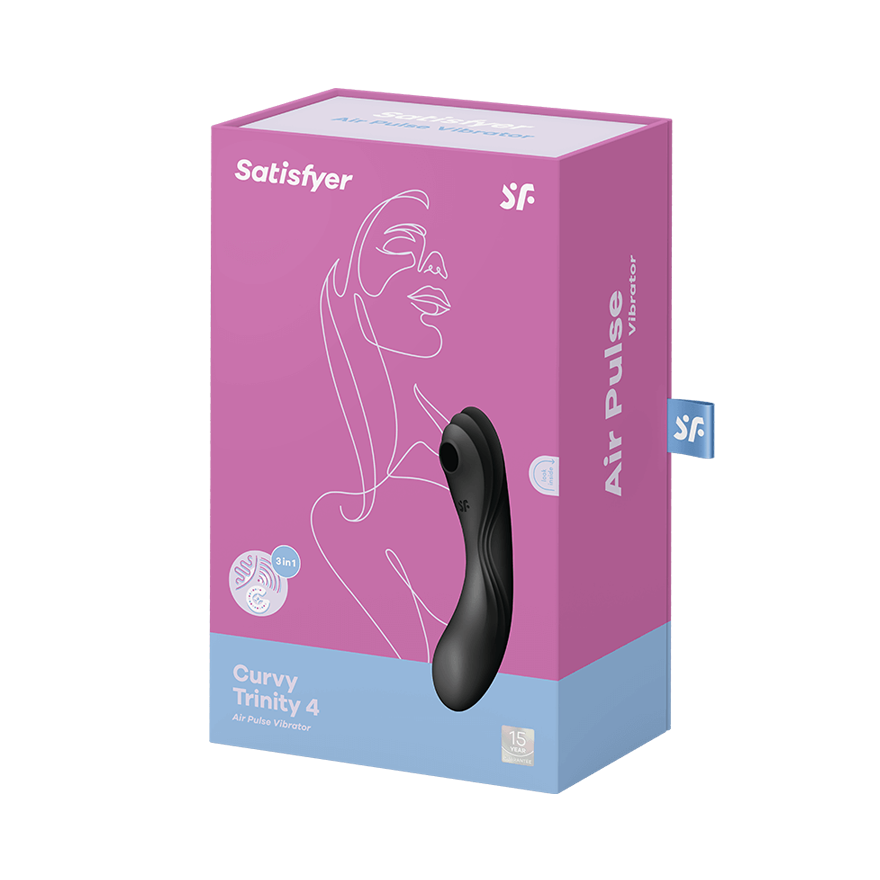 Satisfyer Curvy Trinity 4 Air Pulse Vibrating G Spot Massager G-Spot Vibrators