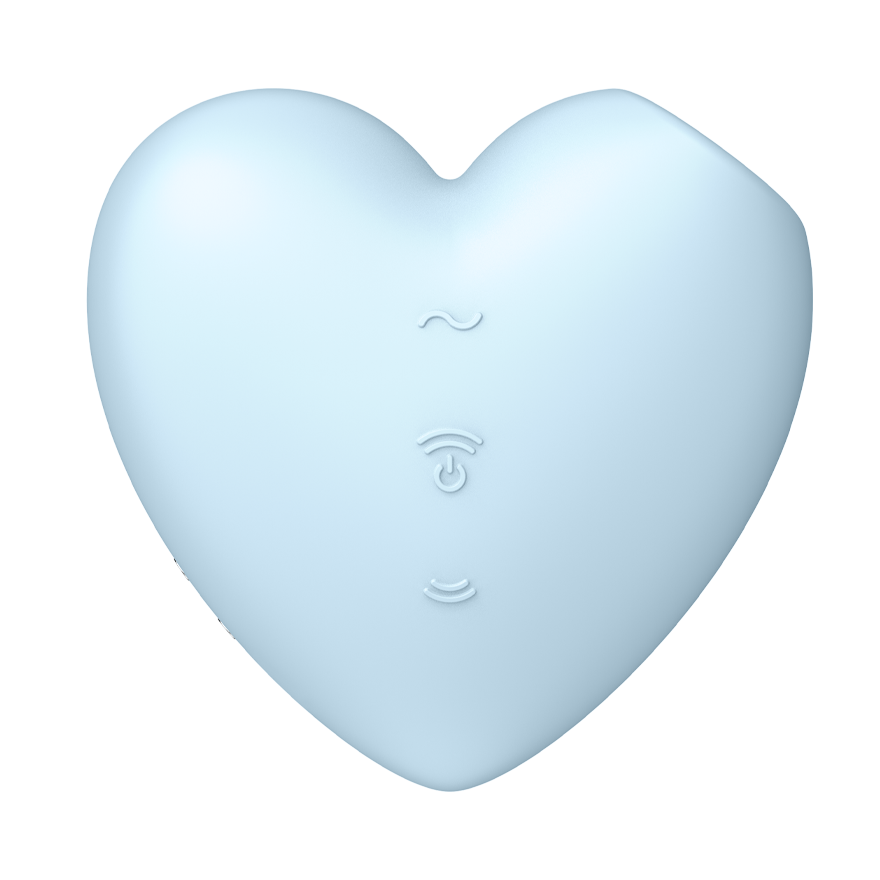 Satisfyer Cutie Heart 12 Functions USB Rechargeable Clitoral Vibrator Clit Ticklers and Pulsators