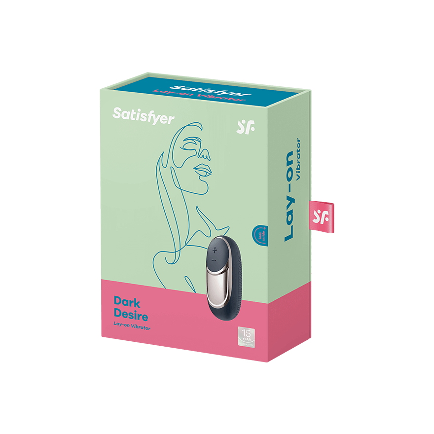 Satisfyer Dark Desire Layon 15 Functions Clitoral Massager Clit Ticklers and Pulsators