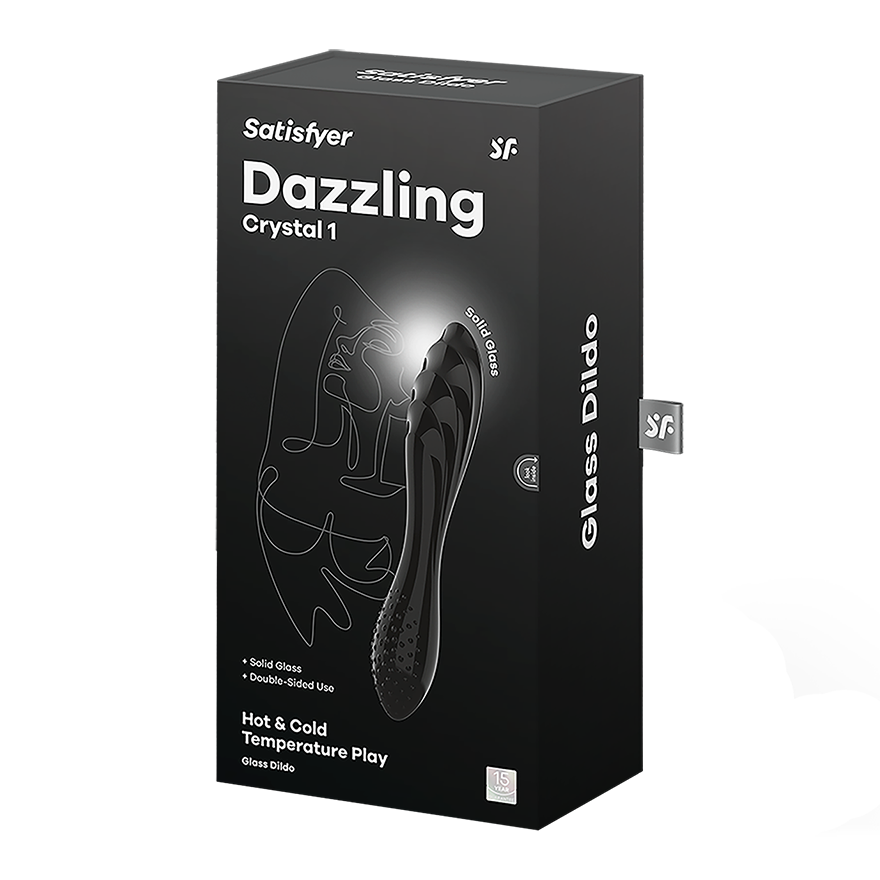 Satisfyer Dazzling Crystal 1 G Spot Glass Dildo Glass Sex Toys