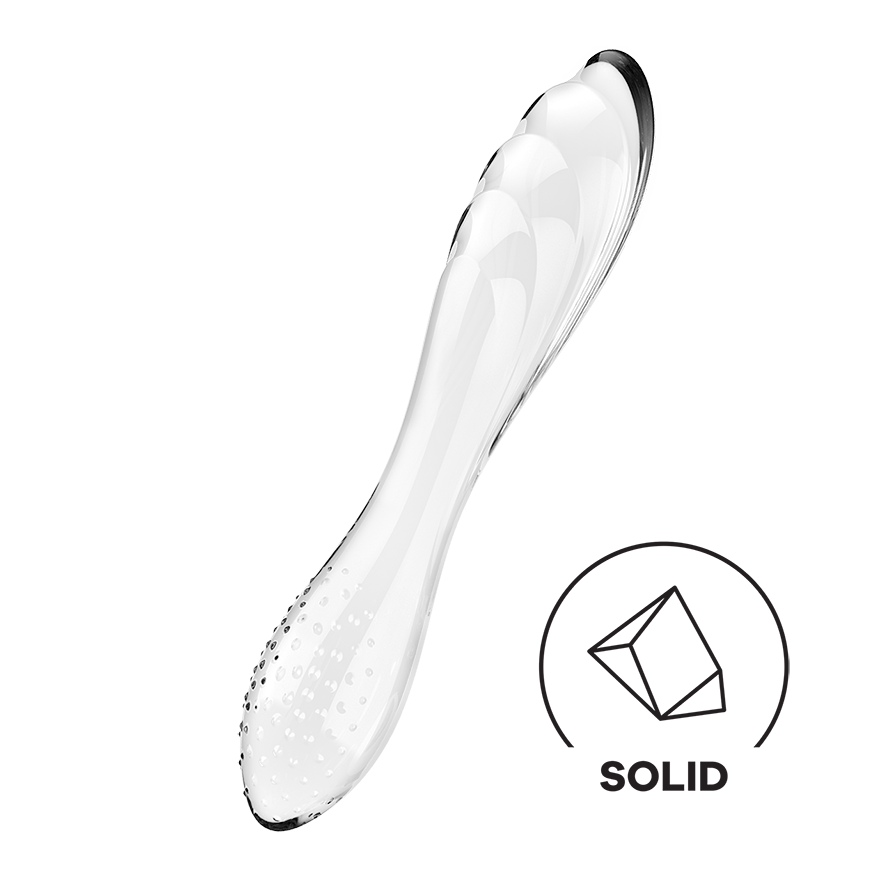 Satisfyer Dazzling Crystal 1 G Spot Glass Dildo Glass Sex Toys