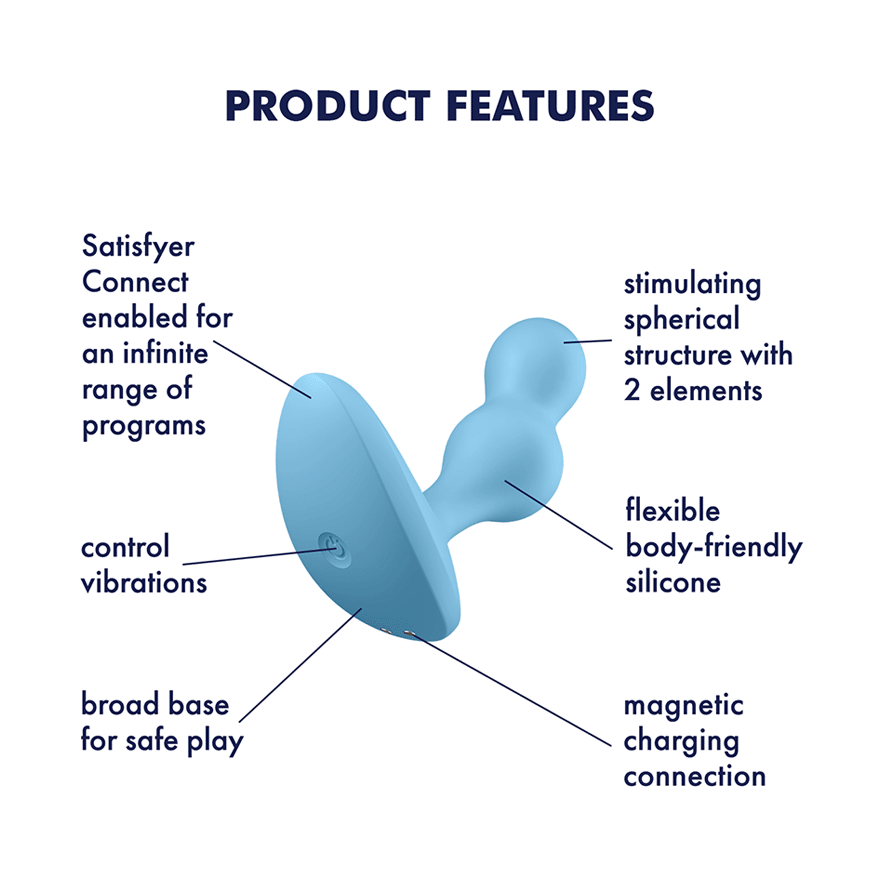 Satisfyer Deep Diver App Controlled Vibrating Butt Plug Butt Plugs