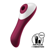 Satisfyer Dual Crush Air Pulse Clitoral and G Spot Vibrator Clit Ticklers and Pulsators