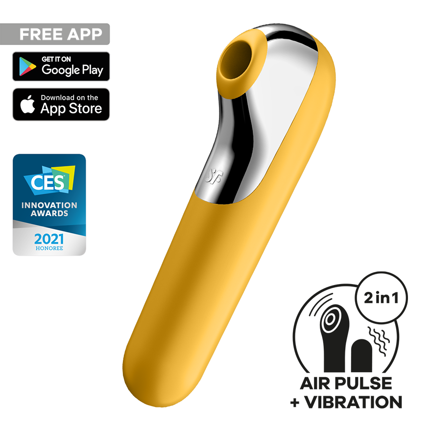 Satisfyer Dual Love Air Pulse Multi Functions Clitoral Massager Clit Ticklers and Pulsators