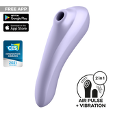 Satisfyer Dual Pleasure Air Pulse Clitoral and G Spot Vibrator Clit Ticklers and Pulsators