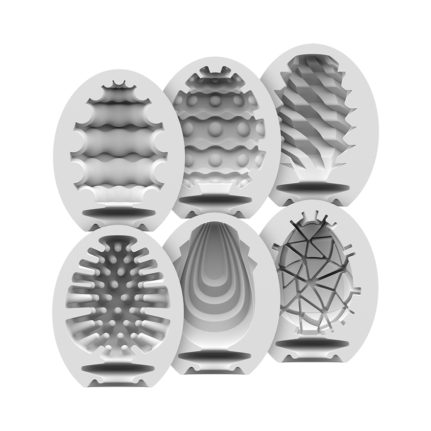 Satisfyer 6 Piece Mens Masturbator Eggs Set Love Eggs and Kegel Exercisers