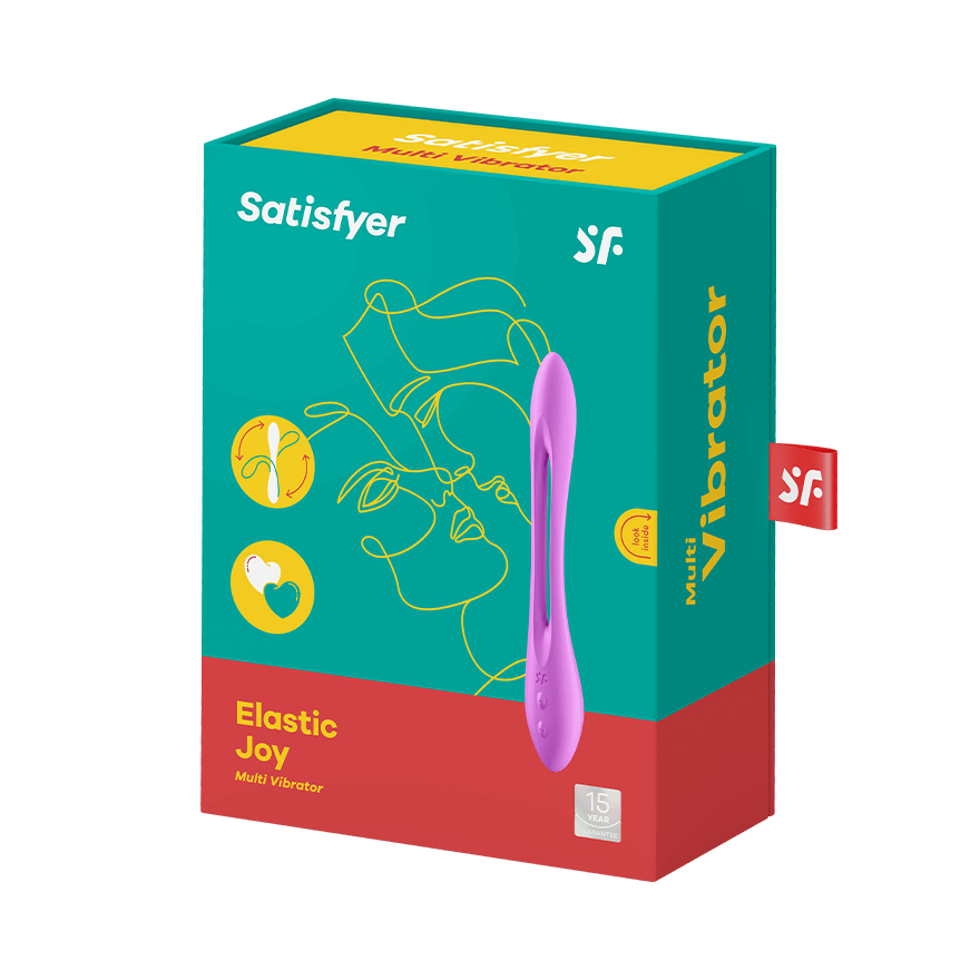 Satisfyer Elastic Joy Silicone Waterproof G Spot Massager G-Spot Vibrators