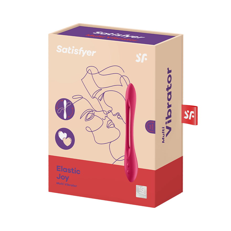 Satisfyer Elastic Joy Silicone Waterproof G Spot Massager G-Spot Vibrators