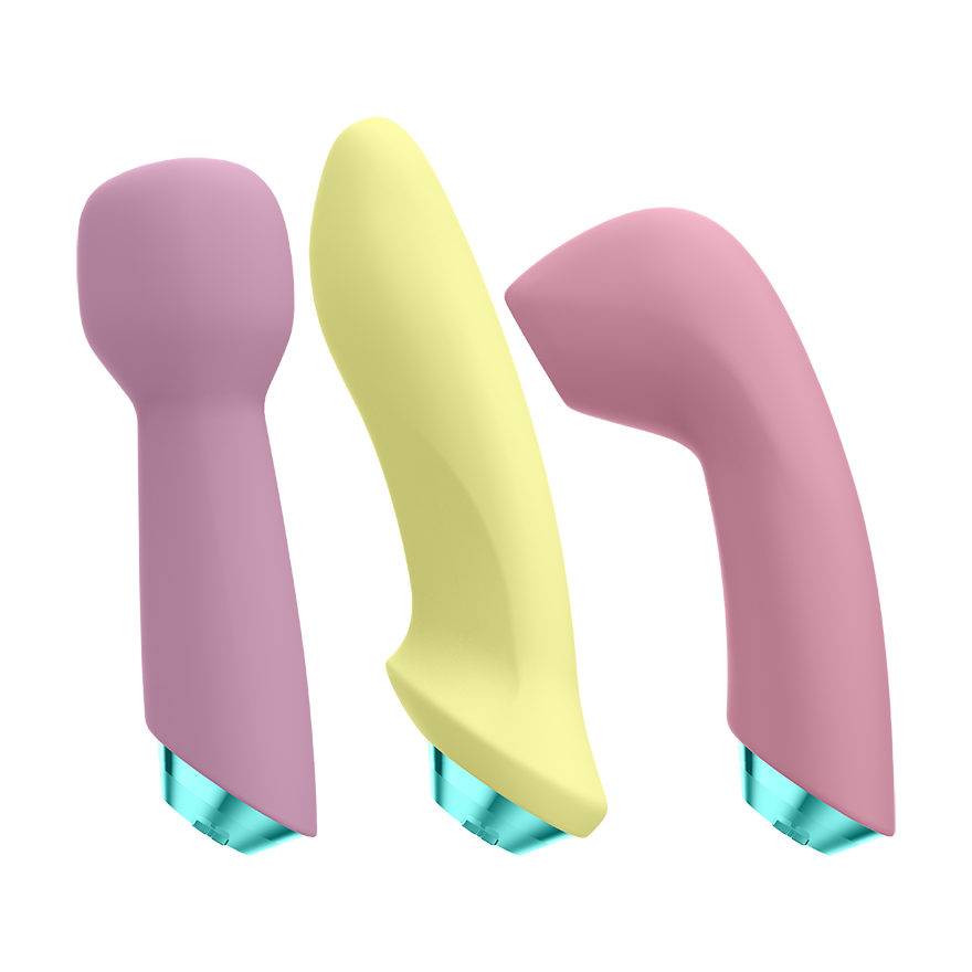 Satisfyer Fabulous Four Ultimate Multi Functions Air Pulse Massager Set Rabbit Vibrators