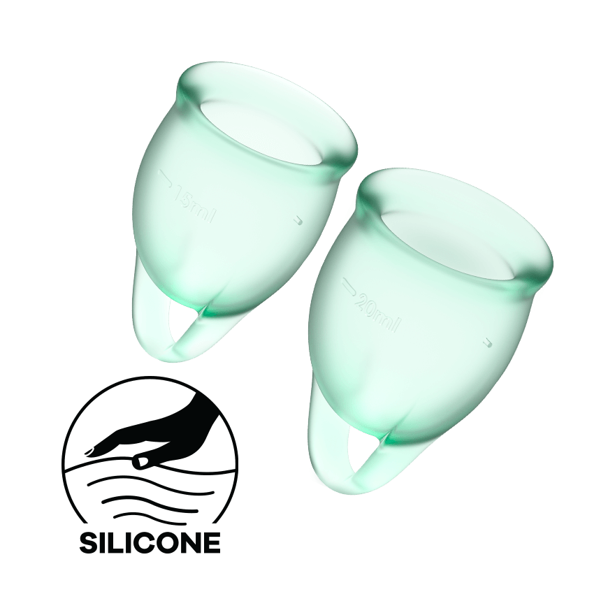 Satisfyer Feel Confident Silicone Menstrual Cups Menstrual Cups