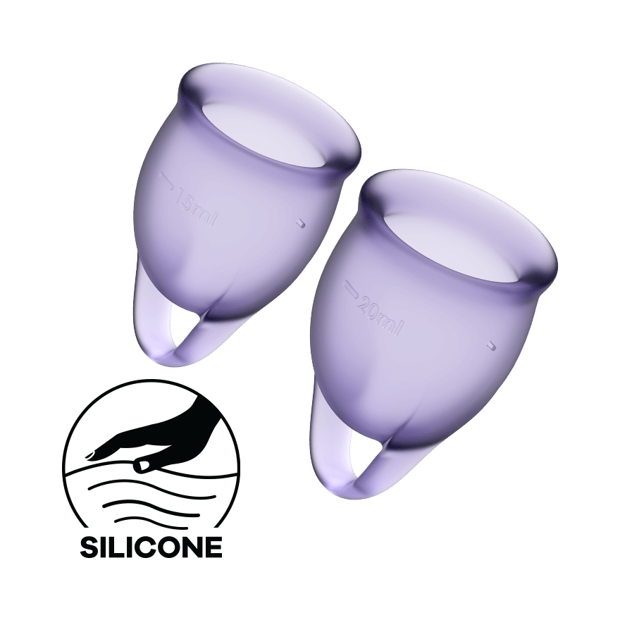 Satisfyer Feel Confident Silicone Menstrual Cup Menstrual Cups
