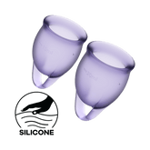 Satisfyer Feel Confident Silicone Menstrual Cup Menstrual Cups