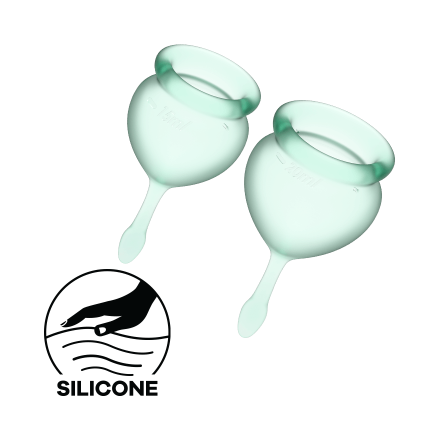 Satisfyer Feel Good Hygienic Silicone Menstrual Cups Condoms