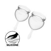 Satisfyer Feel Good Hygienic Silicone Menstrual Cups Condoms