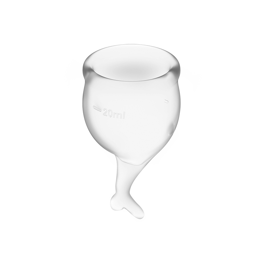 Satisfyer Feel Secure Medical Grade Silicone Menstrual Cups Condoms