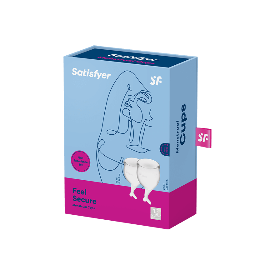 Satisfyer Feel Secure Medical Grade Silicone Menstrual Cups Condoms