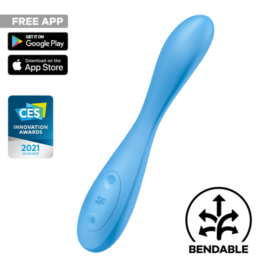 Satisfyer G Spot Flex 4 App Controlled Adult Vibrator - Remote Control Vibrators