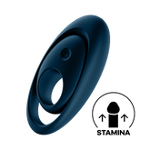 Satisfyer Glorious Duo Mens Powerful Vibrating Cock Ring Blue Ball and Cock Toys