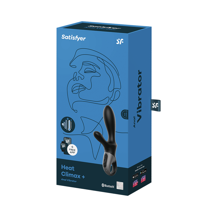 Satisfyer Heat Climax Plus Mobile App Controlled Anal Vibrator Prostate Toys