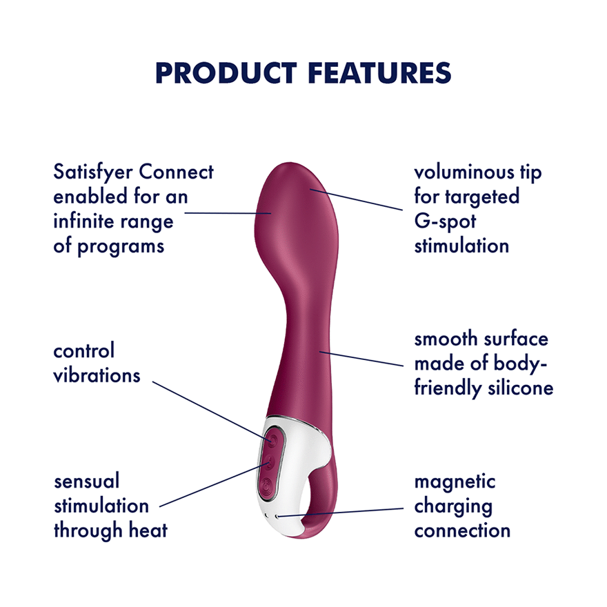 Satisfyer Hot Spot App Controlled G Spot Massager G-Spot Vibrators