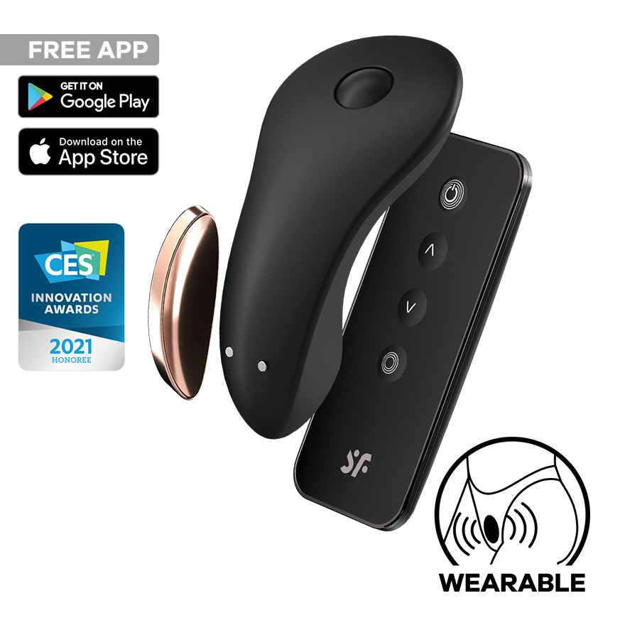 Satisfyer Little Secret App Contolled Remote Controlled USB Rechargeable Panty Vibrator Remote Control Vibrators