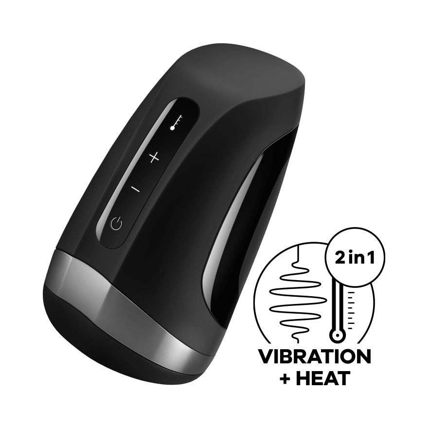 Satisfyer Men Heat Vibration Male Masturbator Masturbators and Strokers