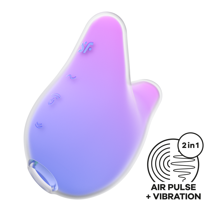 Satisfyer Mermaid USB Rechargeable Clitoral Vibrator Clit Ticklers and Pulsators