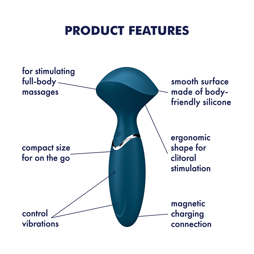 Satisfyer Mini Wand-er 12 Functions Fully Body Personal Massager Personal Massagers