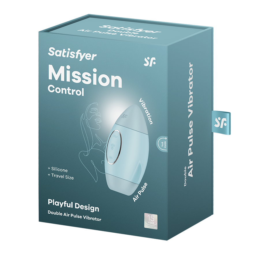 Satisfyer Mission Control Double Air Pulse Clitoral Vibrator Pussy And Clit Toys