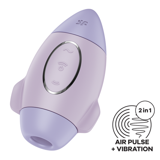 Satisfyer Mission Control Double Air Pulse Clitoral Vibrator - Pussy And Clit Toys