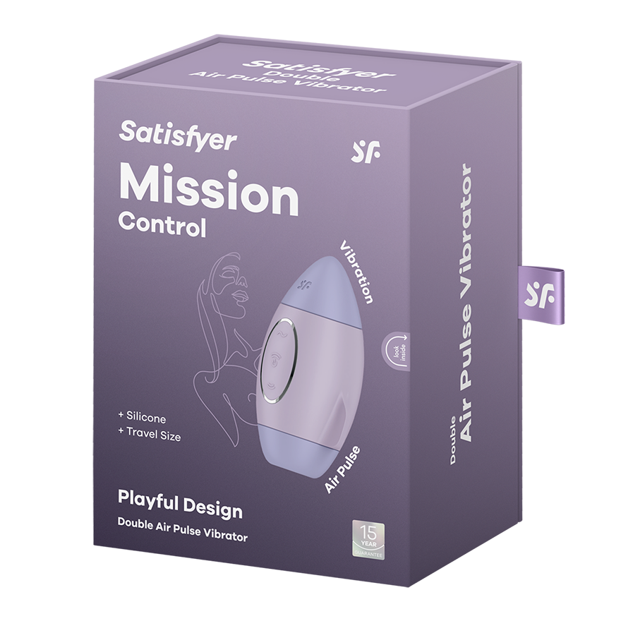 Satisfyer Mission Control Double Air Pulse Clitoral Vibrator Pussy And Clit Toys