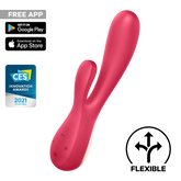 Satisfyer Mono Flex App Connected Multi Functions Rabbit Vibrator Body Wands