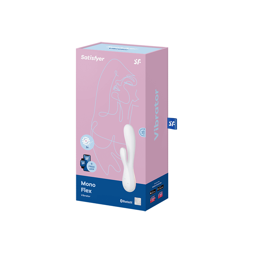 Satisfyer Mono Flex App Connected Multi Functions Rabbit Vibrator Body Wands