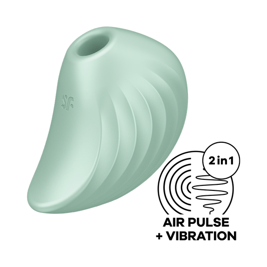 Satisfyer Pearl Diver Layon Air Pulse Clitoral Stimulator - G-Spot Vibrators