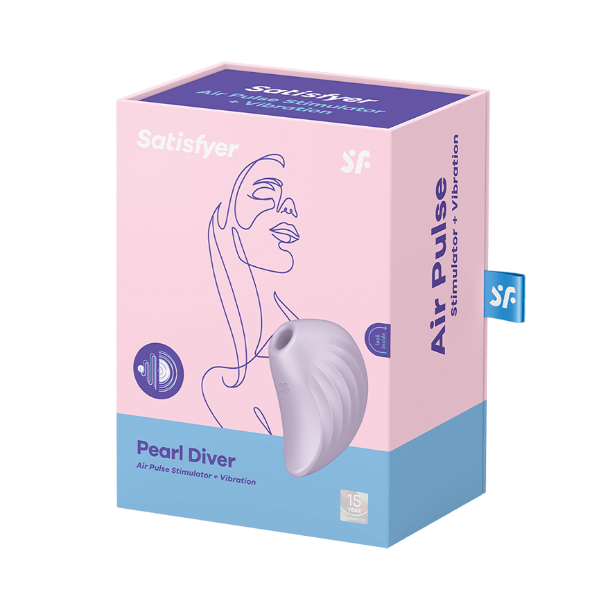 Satisfyer Pearl Diver Layon Air Pulse Clitoral Stimulator G-Spot Vibrators