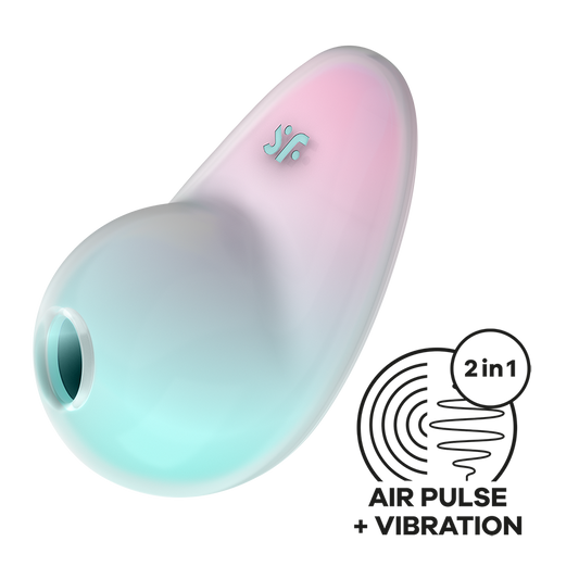 Satisfyer Pixie Dust Double Air Pulse Touch Free Clitoral Stimulator - Clit Ticklers and Pulsators