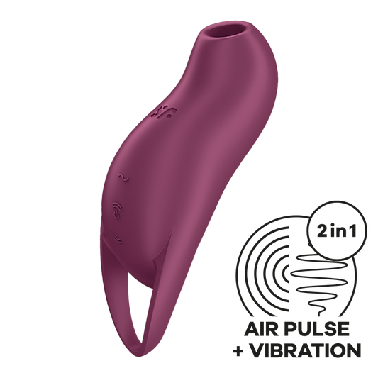 Satisfyer Pocket Pro 1 Multi Functions Silicone Clitoral Massager - Clit Ticklers and Pulsators