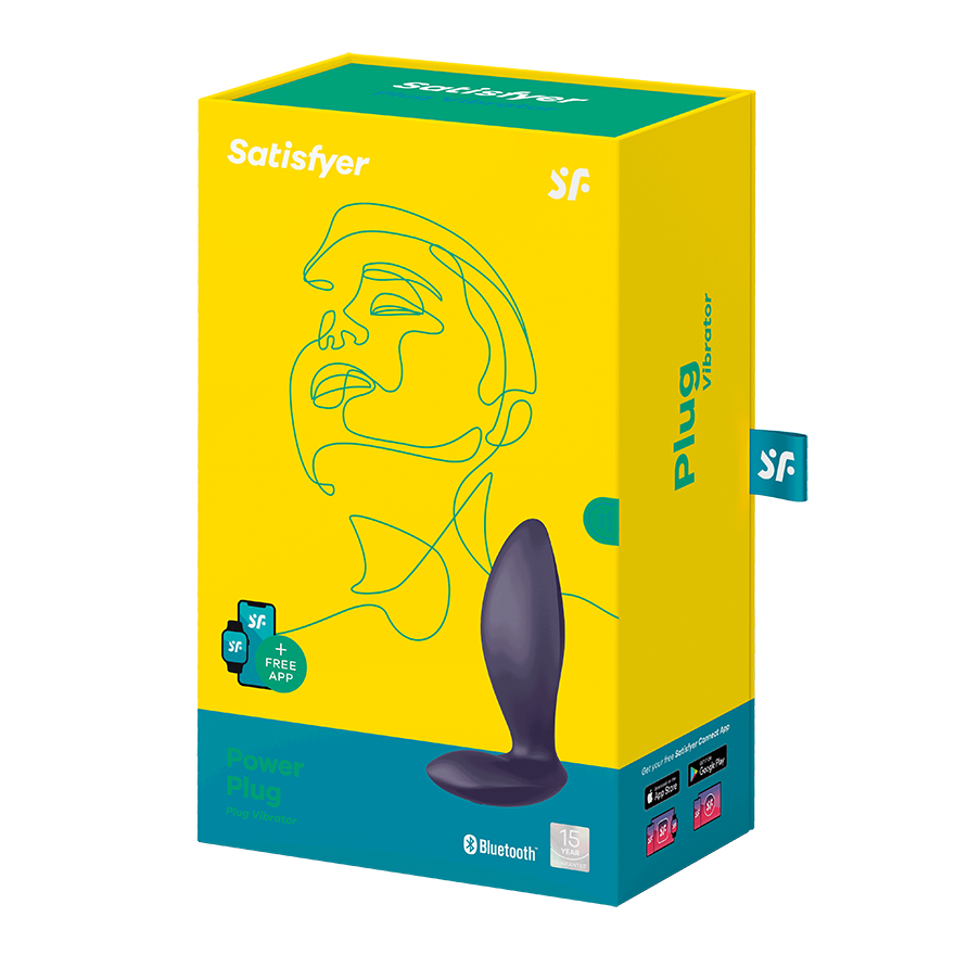 Satisfyer Power App Control Unisex Vibrating Anal Plug Anal Vibrators