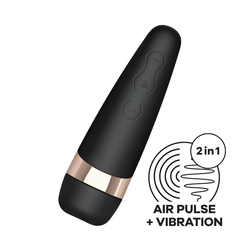 Satisfyer Pro 3 Air Pulse Stimulator With Vibration G-Spot Vibrators