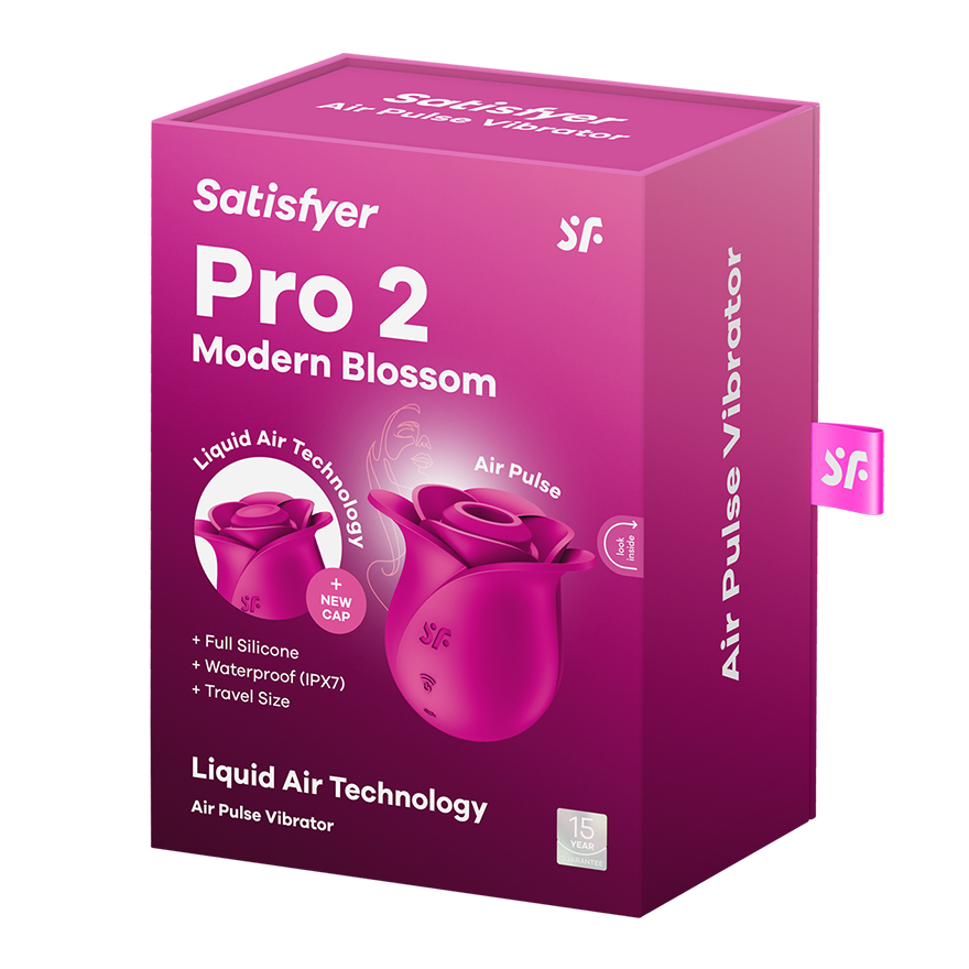 Satisfyer Pro 2 Modern Blossom Silicone Clitoral Massager Clit Ticklers and Pulsators