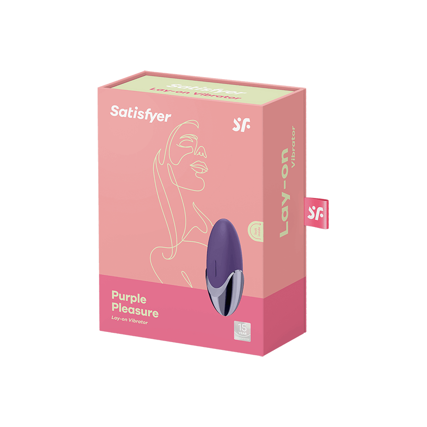 Satisfyer Purple Pleasure Layon Clitoral Vibrator Clit Ticklers and Pulsators