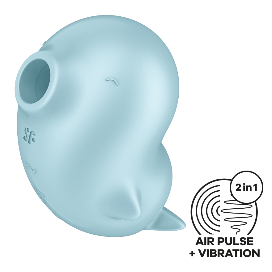 Satisfyer Sassy Seal Air Pulse Clitoral Stimulator Clit Ticklers and Pulsators