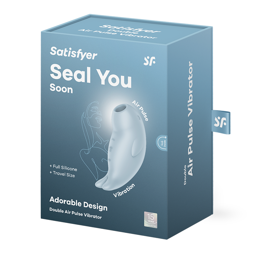Satisfyer Seal You Soon Air Pulse Clitoral Massager Clit Ticklers and Pulsators